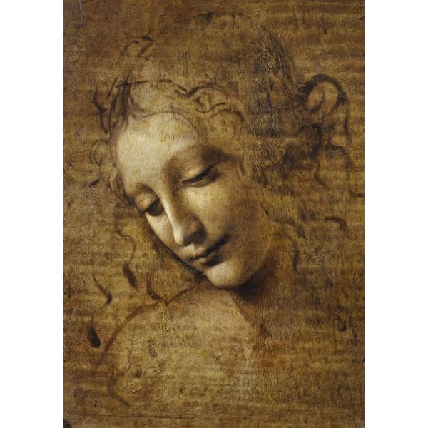 Głowa kobiety, Leonardo Da Vinci, 1508 (1000el.) - Sklep Art Puzzle
